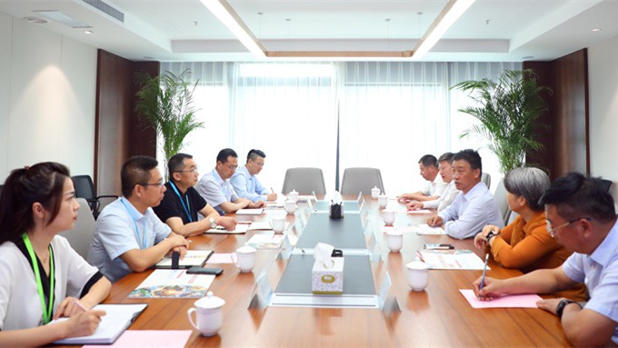 临夏州委常委、宣传部长王建华一行来PA视讯推介洽谈文旅项目