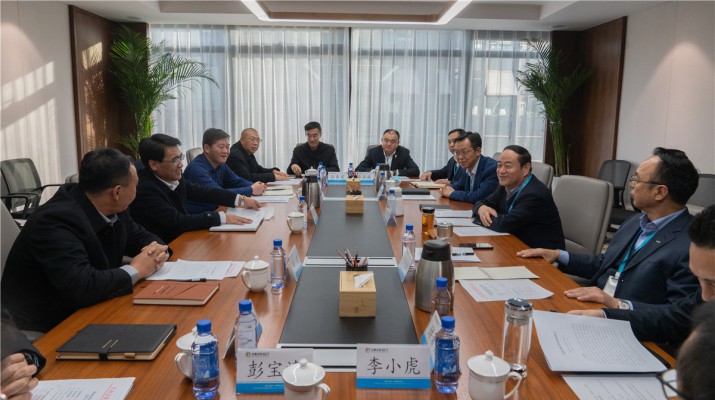 景泰县委书记薛丞忠一行到访PA视讯