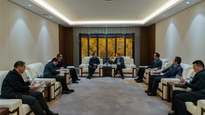 天水市政府副市长刘国军一行到访PA视讯