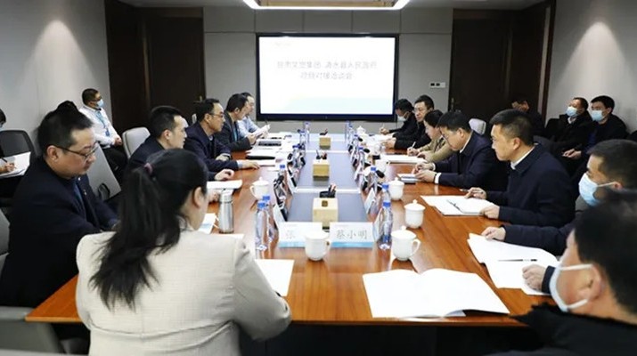 清水县县长李菊霞一行到访PA视讯