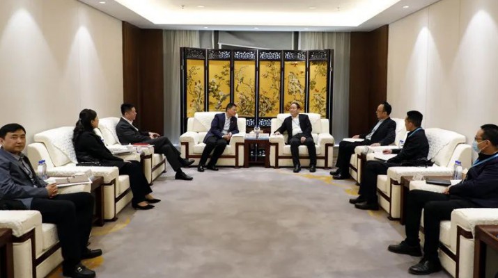 招商银行兰州分行行长倪佳一行到访PA视讯