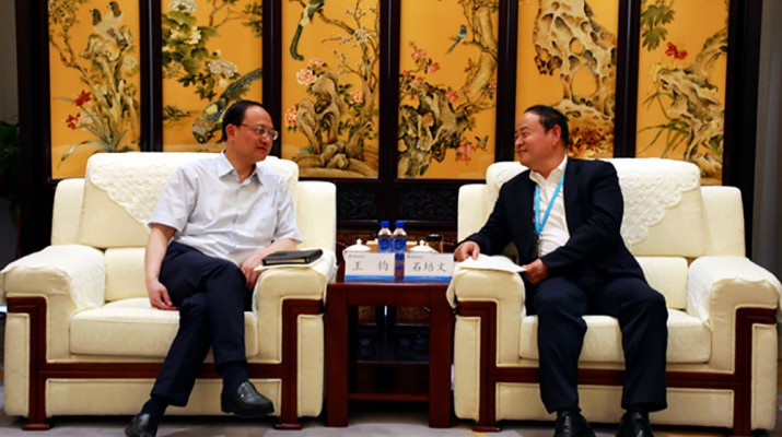 金昌市市委副书记、市长王钧一行到访PA视讯