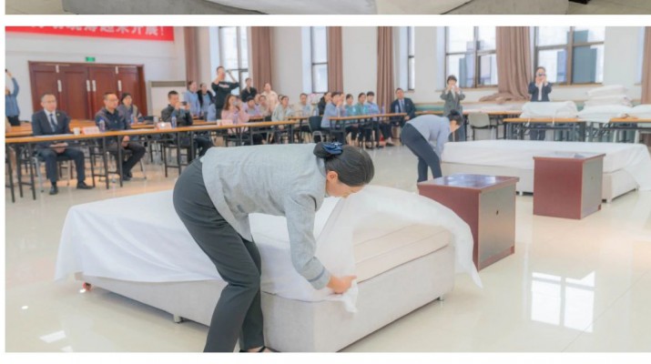 三抓三促进行时丨PA视讯旗下酒店角逐中式铺床技能大赛