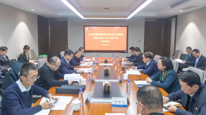 省政府国资委党委考评PA视讯2023年度党建工作责任制和“三抓三促”行动落实情况